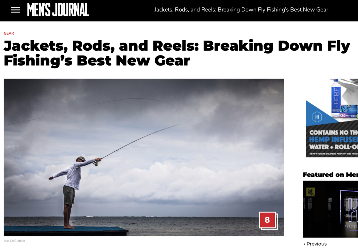 Men's Journal article about the best new fly fishing gear. By Jess McGlothlin.
